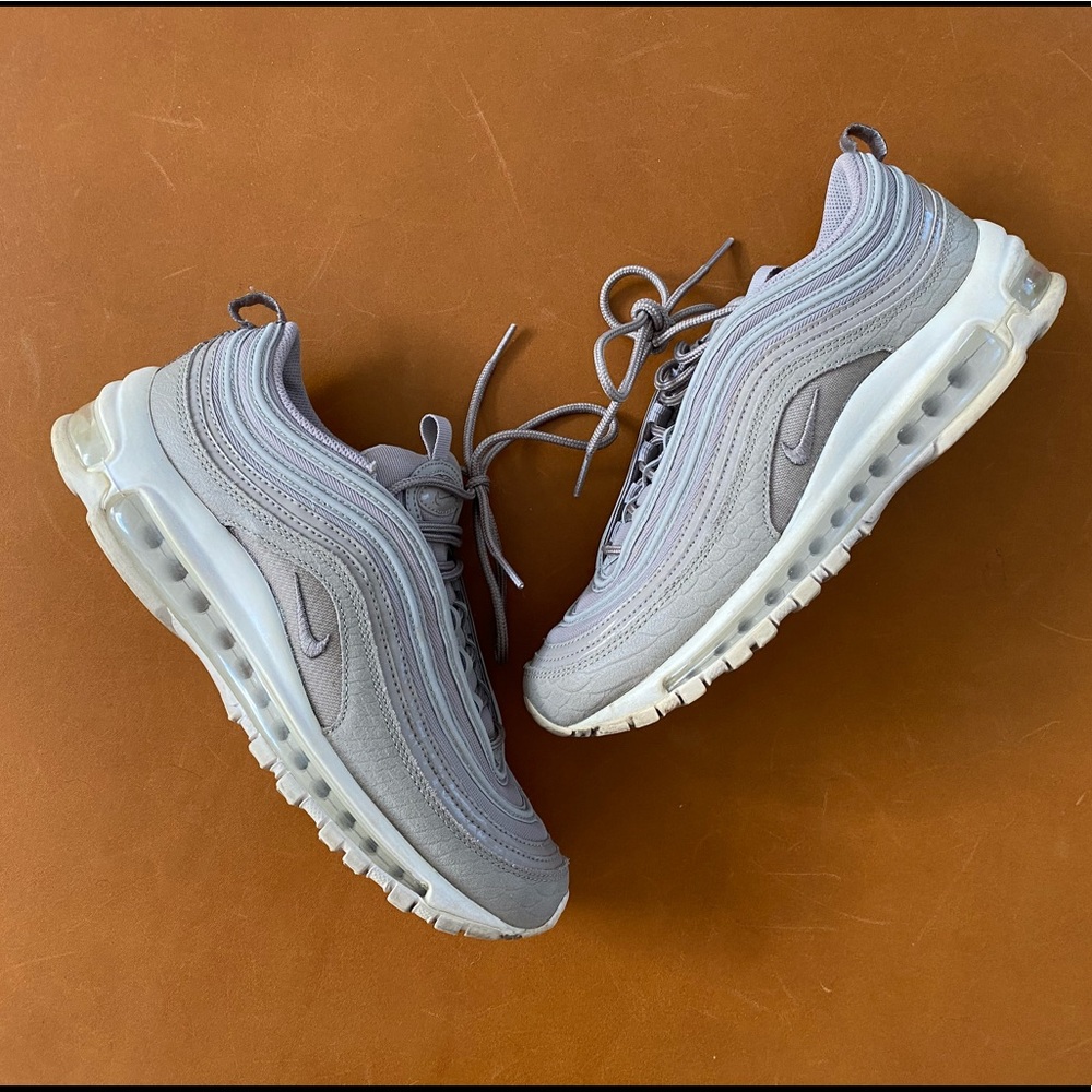 Nike air max’s 97’s with snake skin leather